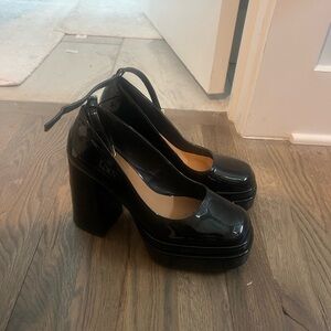 Black platform heels from Molly green